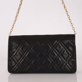Chanel 1980s Lambskin Mini Bijoux Chain Turnlock Full Flap - FashioNica