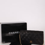 Chanel 1980s Lambskin Mini Bijoux Chain Turnlock Full Flap - FashioNica