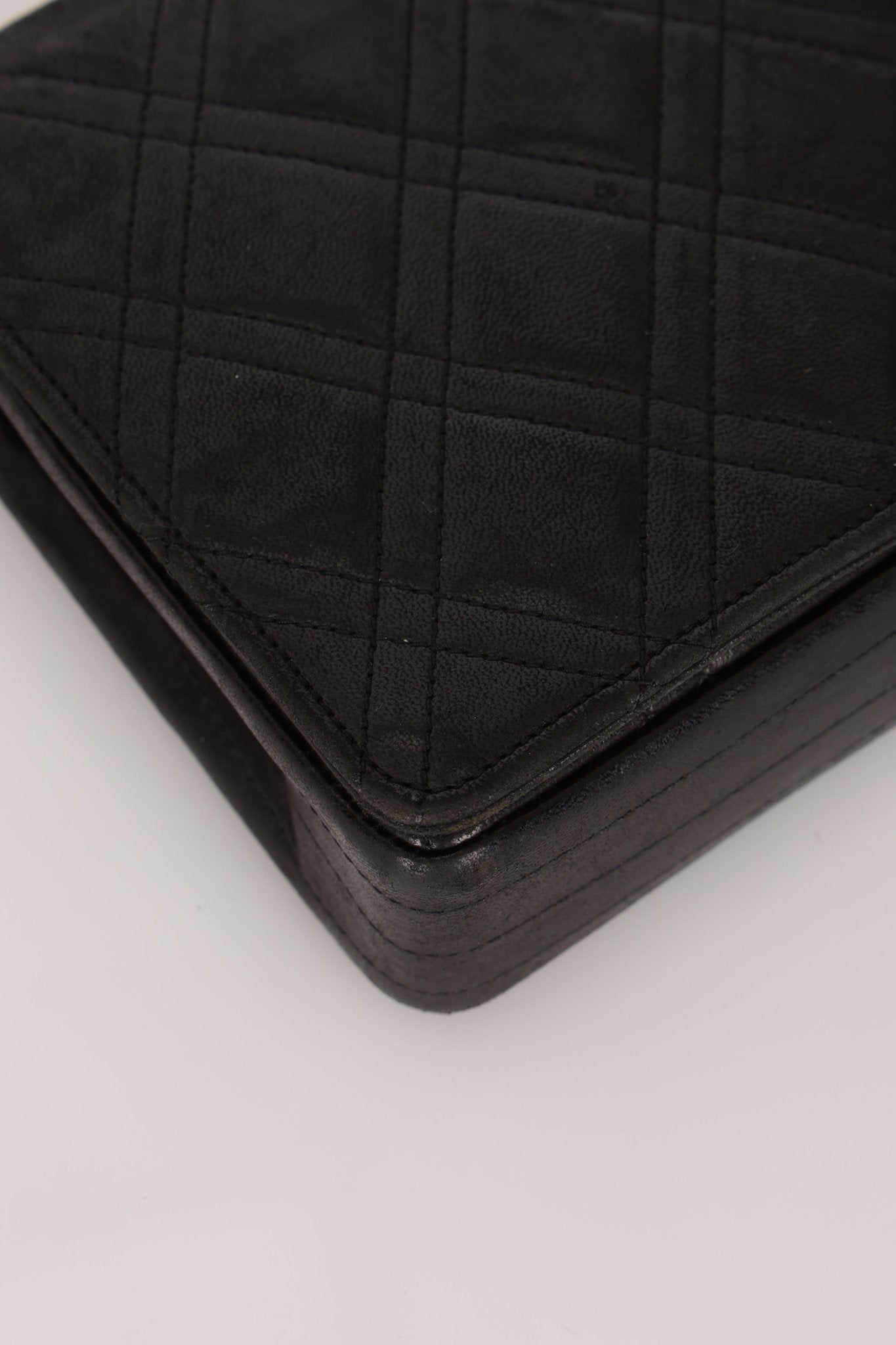 Chanel 1980s Lambskin Mini Bijoux Chain Turnlock Full Flap - FashioNica