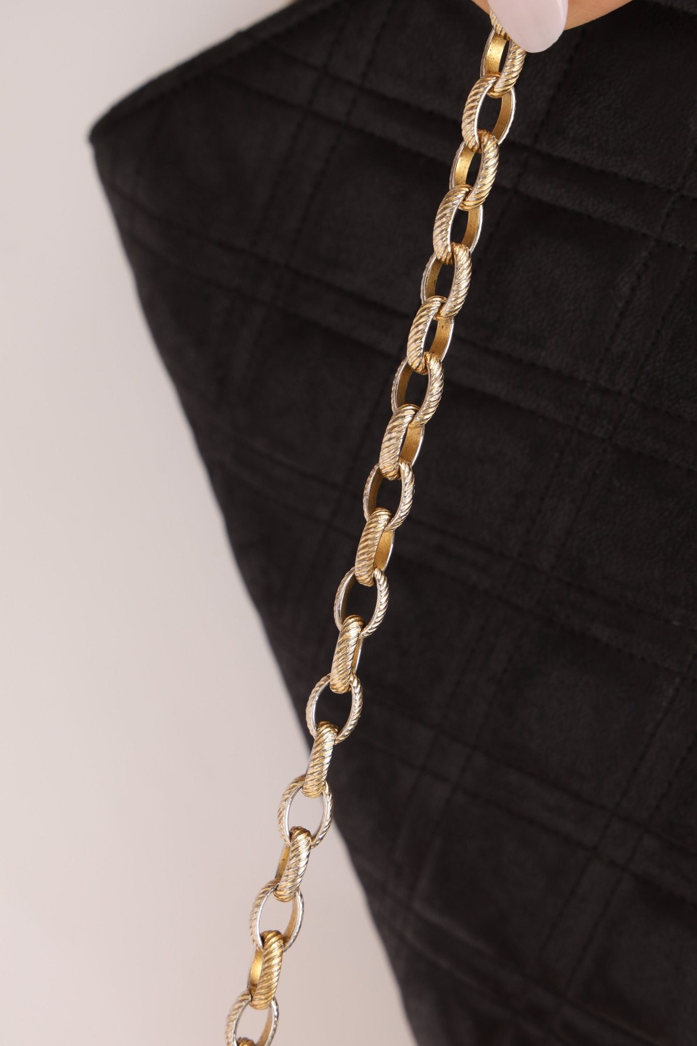 Chanel 1980s Lambskin Mini Bijoux Chain Turnlock Full Flap - FashioNica