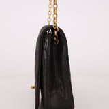 Chanel 1980s Lambskin Mini Bijoux Chain Turnlock Full Flap - FashioNica