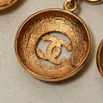 Chanel 1980s Multi Medallion Pendant Necklace 24K GP - FashioNica