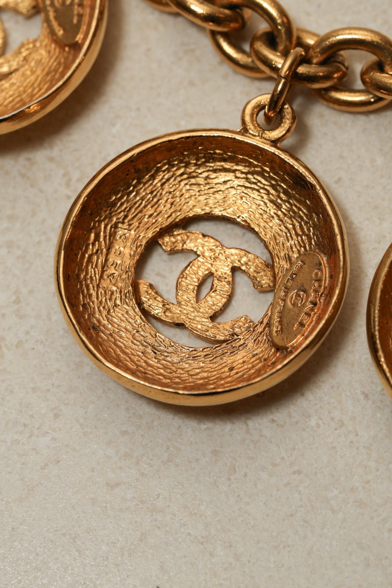 Chanel 1980s Multi Medallion Pendant Necklace 24K GP - FashioNica
