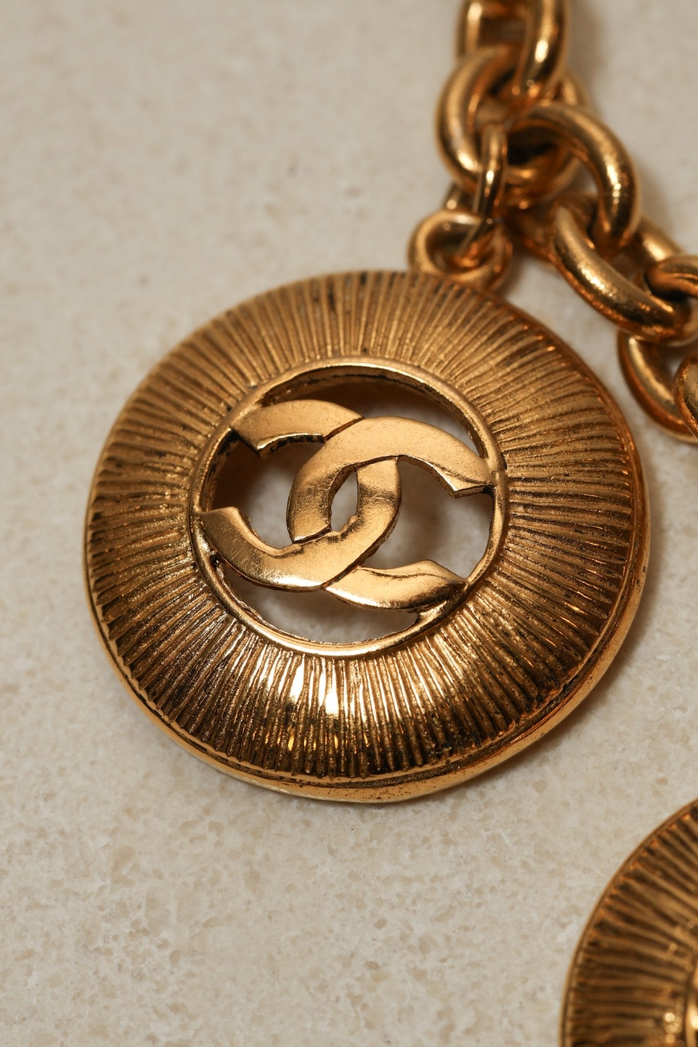 Chanel 1980s Multi Medallion Pendant Necklace 24K GP - FashioNica