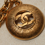 Chanel 1980s Multi Medallion Pendant Necklace 24K GP - FashioNica