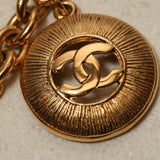 Chanel 1980s Multi Medallion Pendant Necklace 24K GP - FashioNica