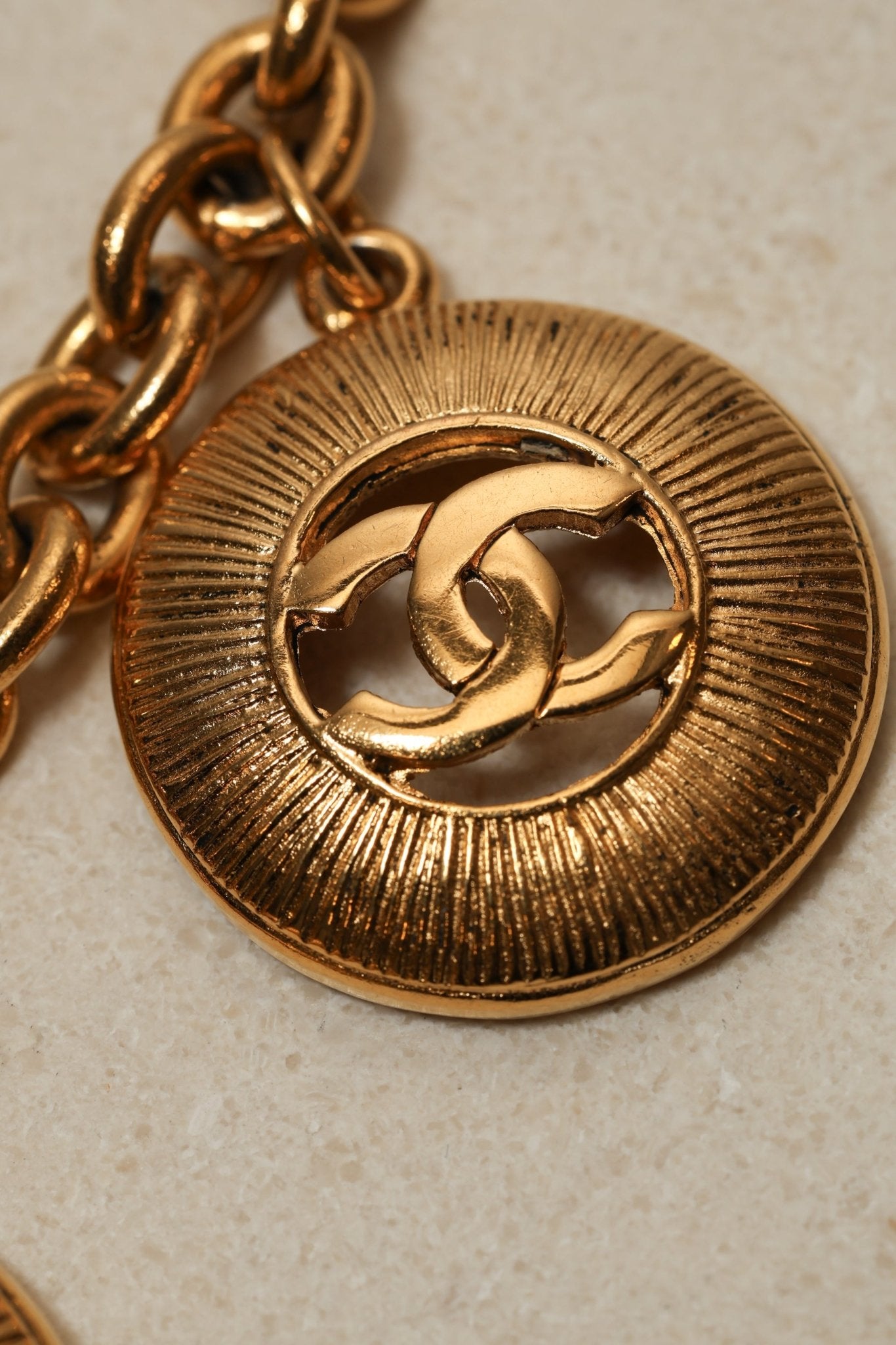 Chanel 1980s Multi Medallion Pendant Necklace 24K GP - FashioNica