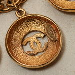 Chanel 1980s Multi Medallion Pendant Necklace 24K GP - FashioNica