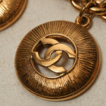 Chanel 1980s Multi Medallion Pendant Necklace 24K GP - FashioNica