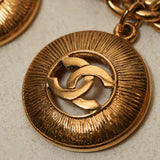 Chanel 1980s Multi Medallion Pendant Necklace 24K GP - FashioNica