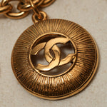 Chanel 1980s Multi Medallion Pendant Necklace 24K GP - FashioNica