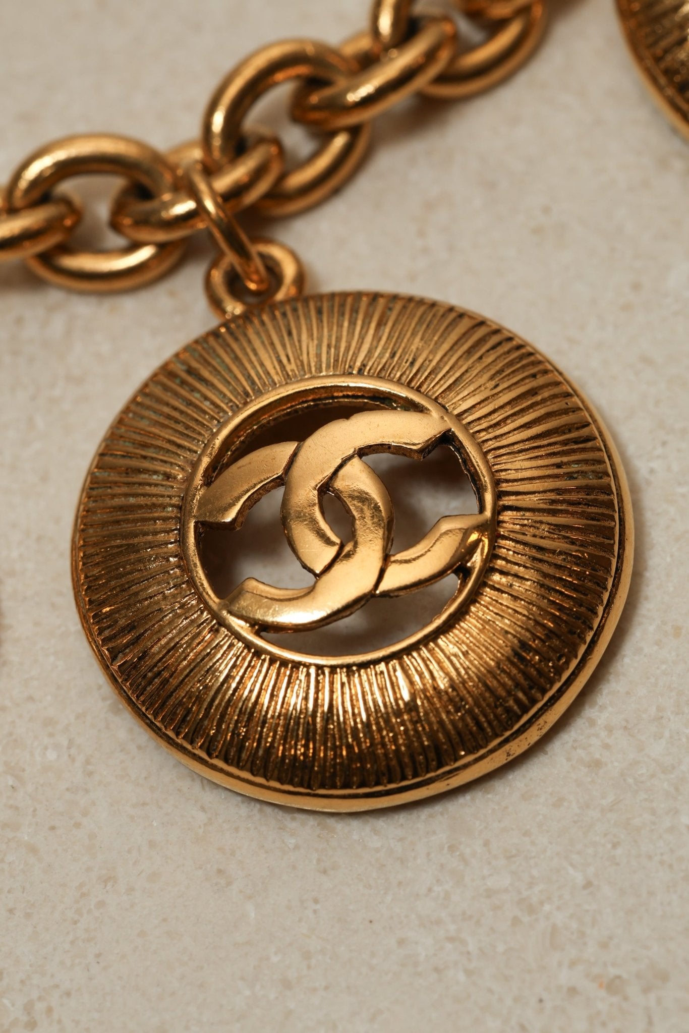 Chanel 1980s Multi Medallion Pendant Necklace 24K GP - FashioNica