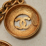 Chanel 1980s Multi Medallion Pendant Necklace 24K GP - FashioNica