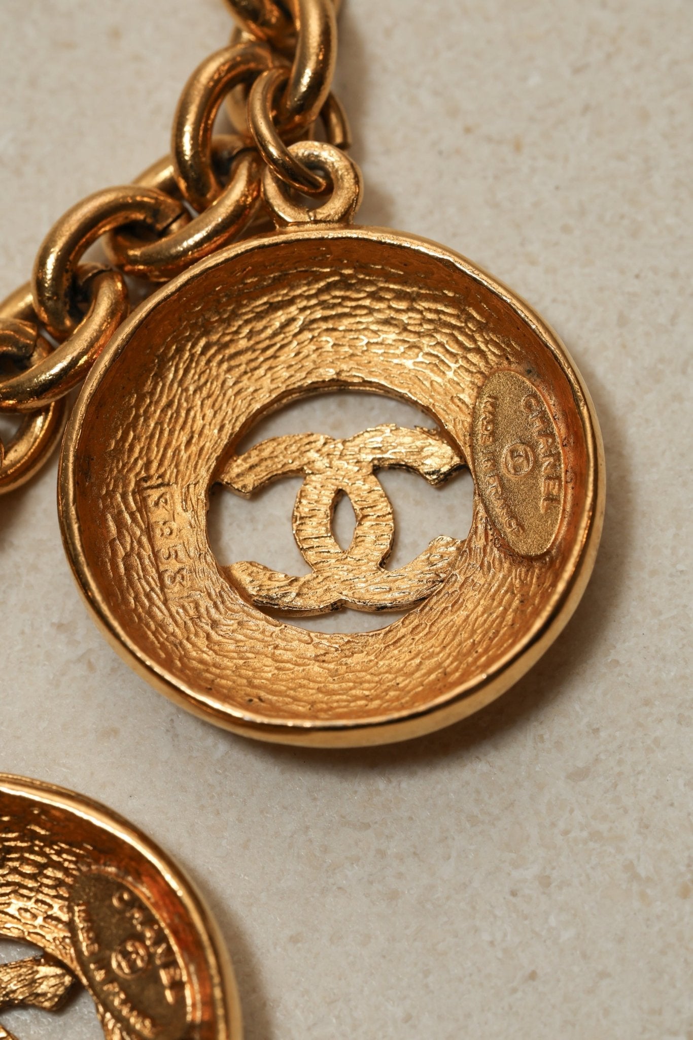 Chanel 1980s Multi Medallion Pendant Necklace 24K GP - FashioNica