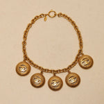Chanel 1980s Multi Medallion Pendant Necklace 24K GP - FashioNica