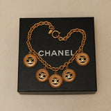 Chanel 1980s Multi Medallion Pendant Necklace 24K GP - FashioNica