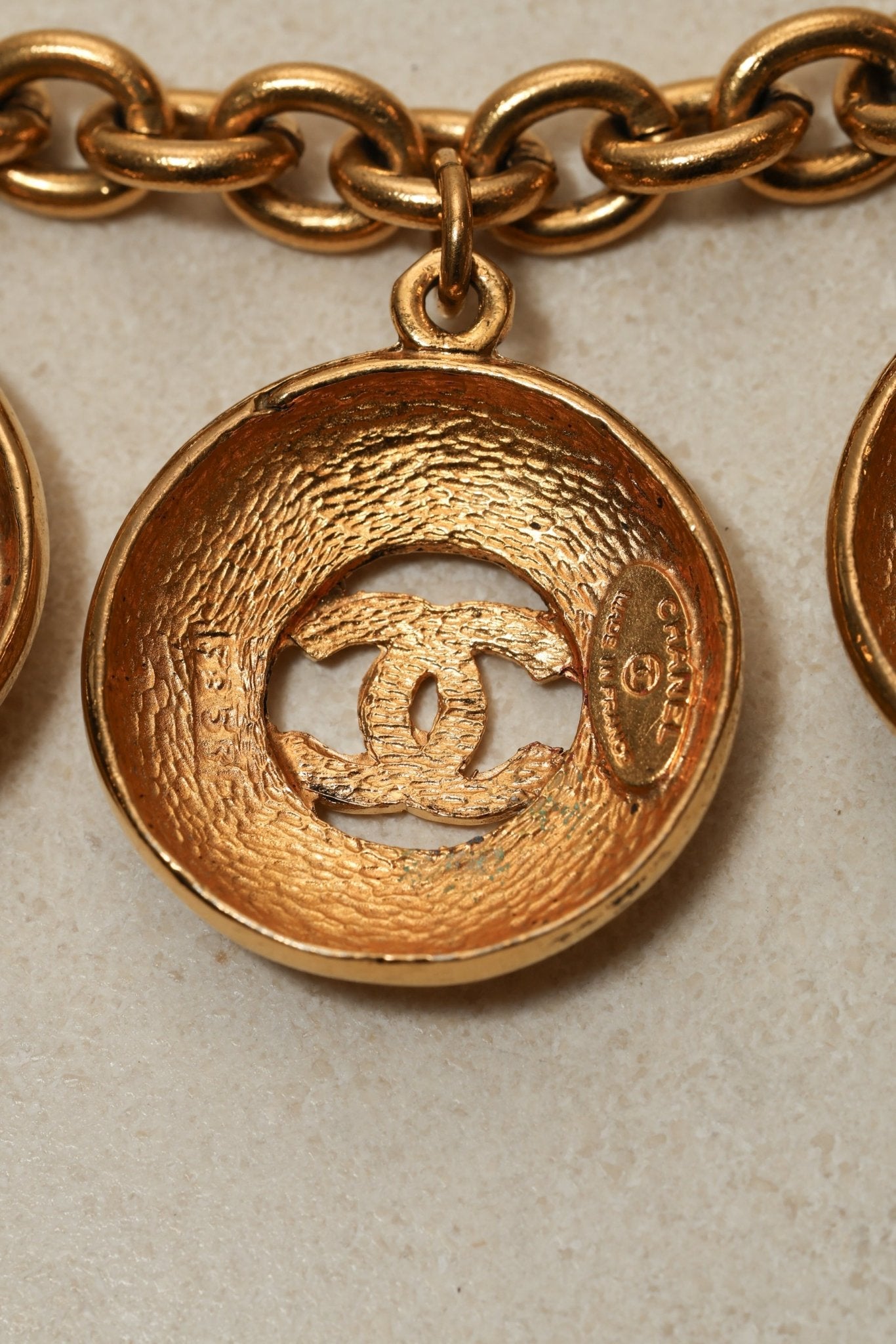 Chanel 1980s Multi Medallion Pendant Necklace 24K GP - FashioNica