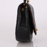 Chanel 1986 Lambskin Crescent Mini Flap - FashioNica