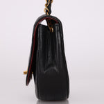 Chanel 1986 Lambskin Crescent Mini Flap - FashioNica