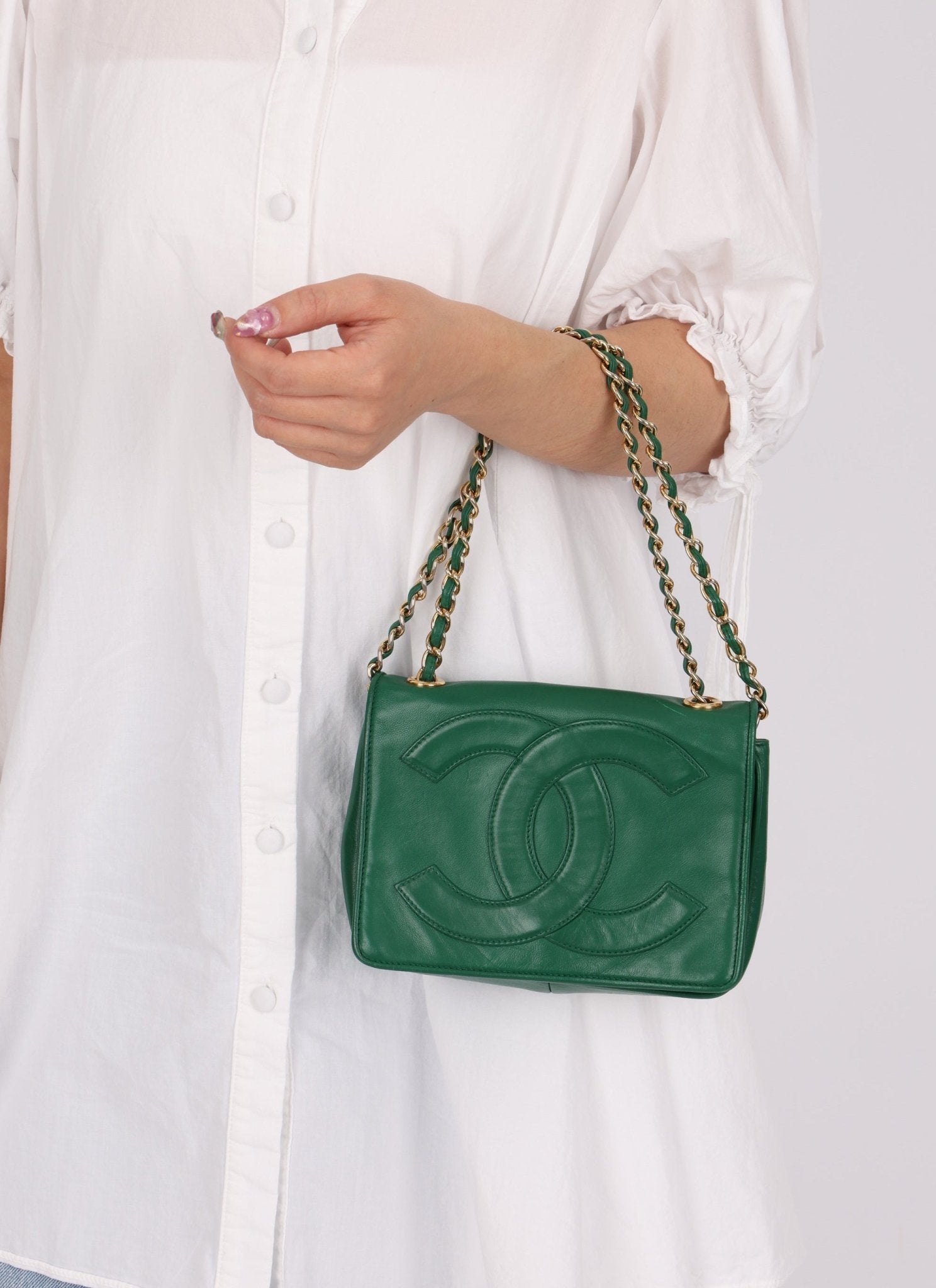 Chanel 1986 Lambskin Timeless Mini Square Bag - FashioNica