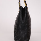 Chanel 1986 Lambskin Turnlock Chain Tote 24K GP - FashioNica