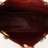 Chanel 1986 Lambskin Turnlock Chain Tote 24K GP - FashioNica