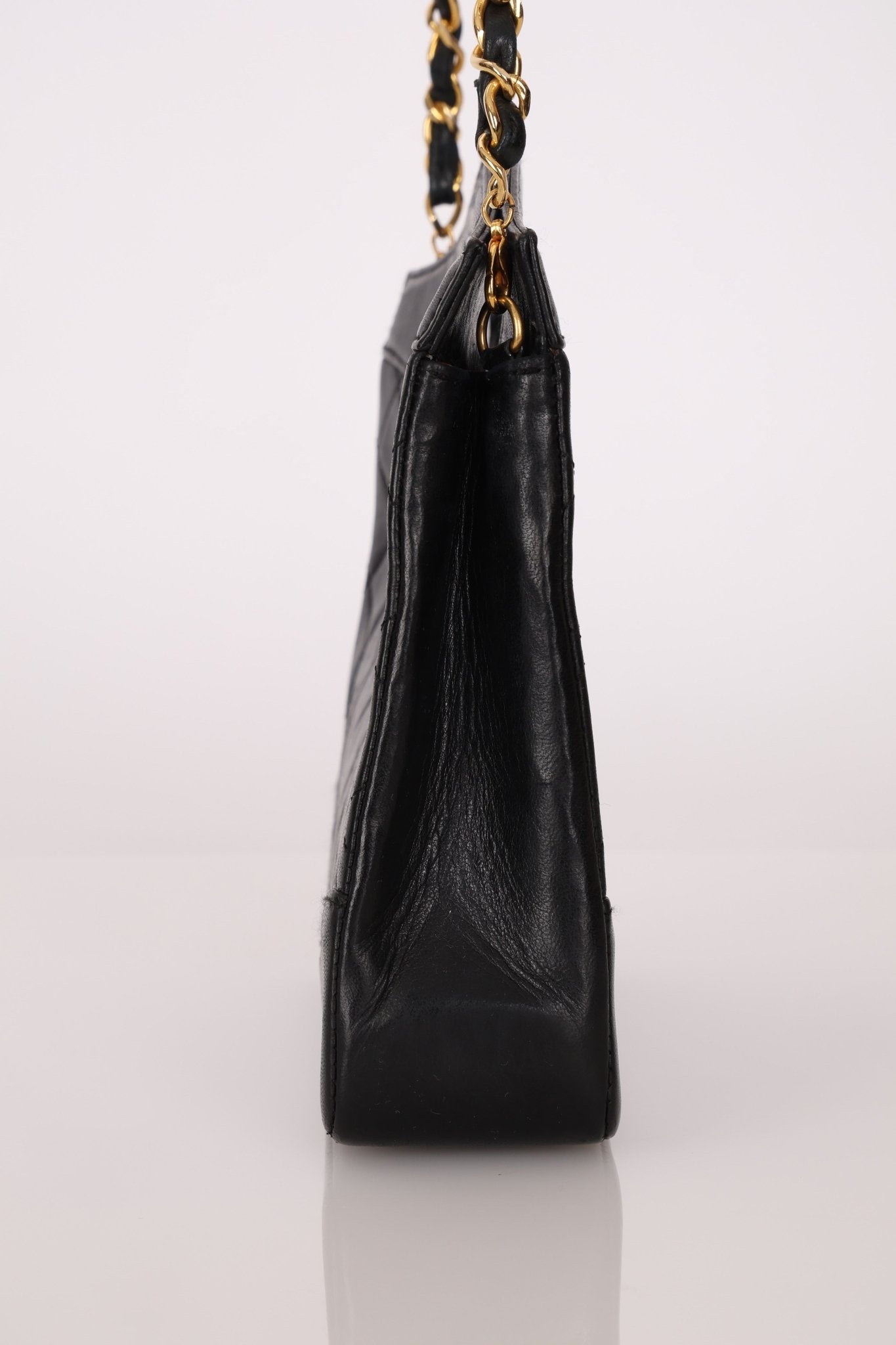 Chanel 1987 Lambskin Quilted Classic Small 31 Shopping Bag 24K GP - FashioNica