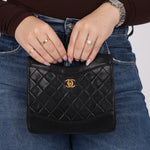 Chanel 1987 Lambskin Quilted Classic Small 31 Shopping Bag 24K GP - FashioNica
