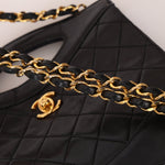 Chanel 1987 Lambskin Quilted Classic Small 31 Shopping Bag 24K GP - FashioNica