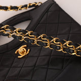 Chanel 1987 Lambskin Quilted Classic Small 31 Shopping Bag 24K GP - FashioNica