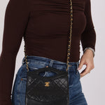 Chanel 1987 Lambskin Quilted Classic Small 31 Shopping Bag 24K GP - FashioNica