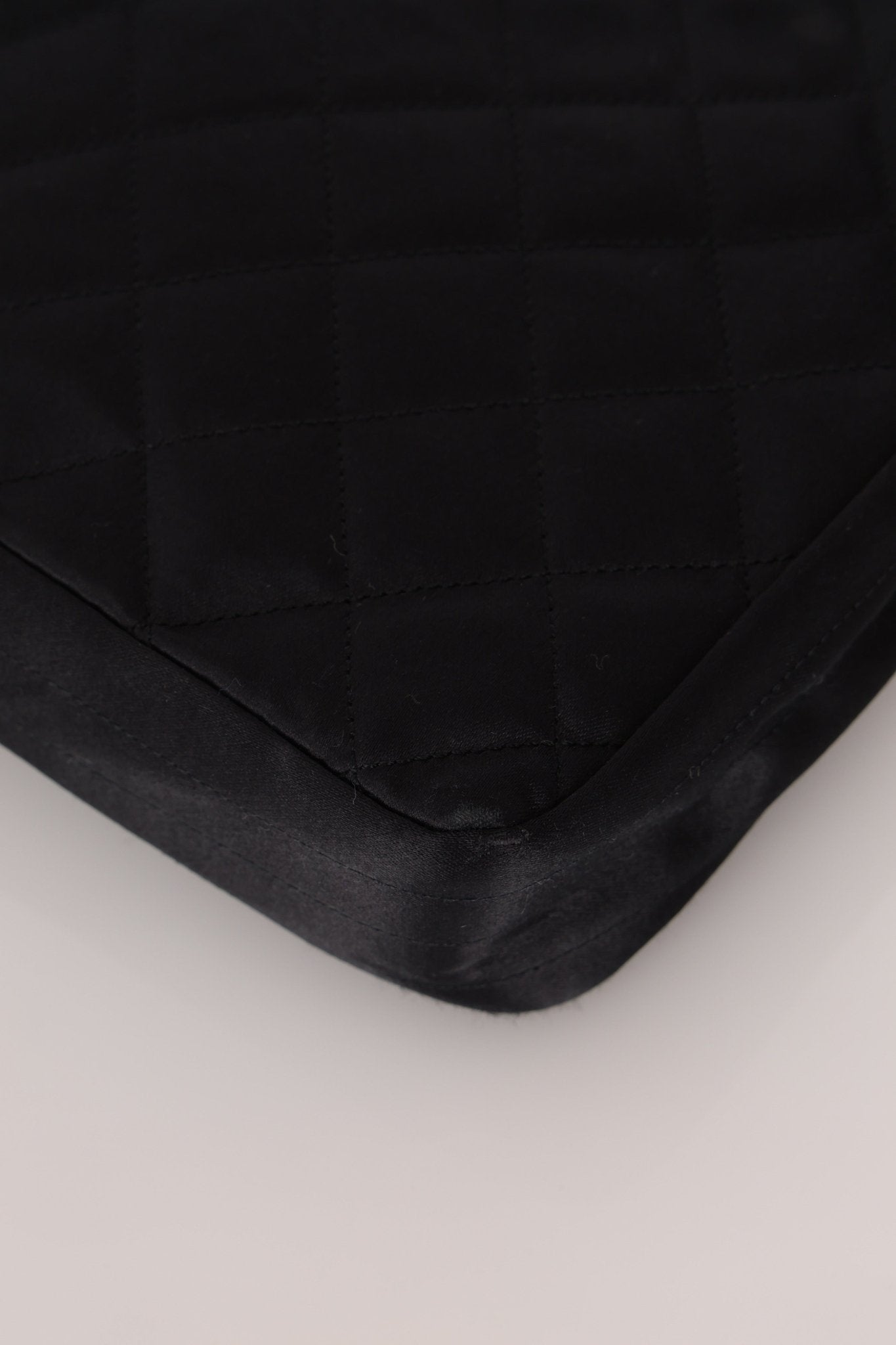 Chanel 1987 Satin Envelope Precious Crystal CC Square Flap 24K GP - FashioNica