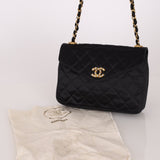 Chanel 1987 Satin Envelope Precious Crystal CC Square Flap 24K GP - FashioNica