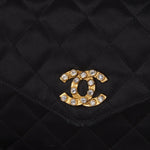 Chanel 1987 Satin Envelope Precious Crystal CC Square Flap 24K GP - FashioNica