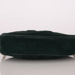 Chanel 1988 Green Suede Oval Tassel Camera Bag 24K GP - FashioNica