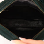 Chanel 1988 Green Suede Oval Tassel Camera Bag 24K GP - FashioNica