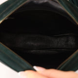 Chanel 1988 Green Suede Oval Tassel Camera Bag 24K GP - FashioNica