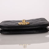 Chanel 1989 24K GP Caviar Turnlock Flap Waist Bag - FashioNica