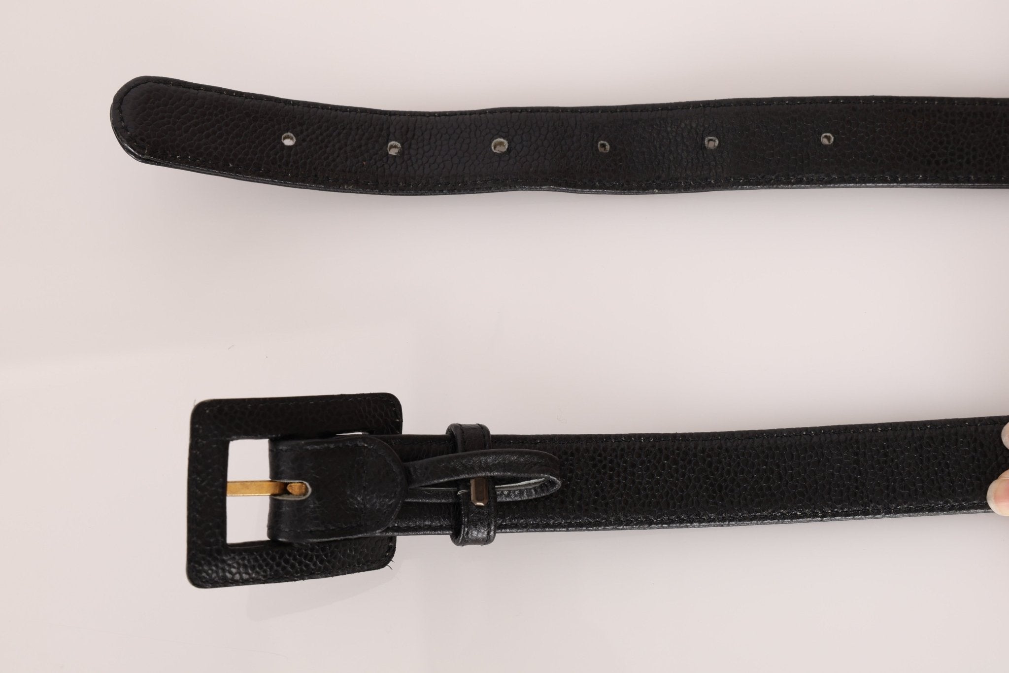 Chanel 1989 24K GP Caviar Turnlock Flap Waist Bag - FashioNica