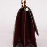 Chanel 1989 Bordeaux Boxcalf Coco Luxe Frame Single Flap - FashioNica