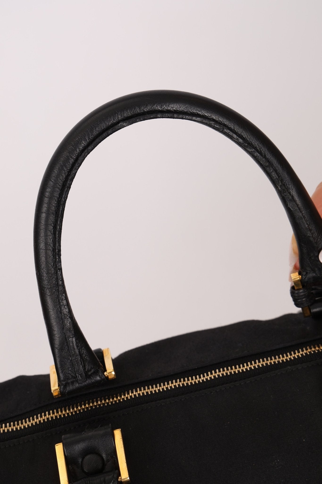 Chanel 1989 Canvas and Leather Weekender 24K GP - FashioNica