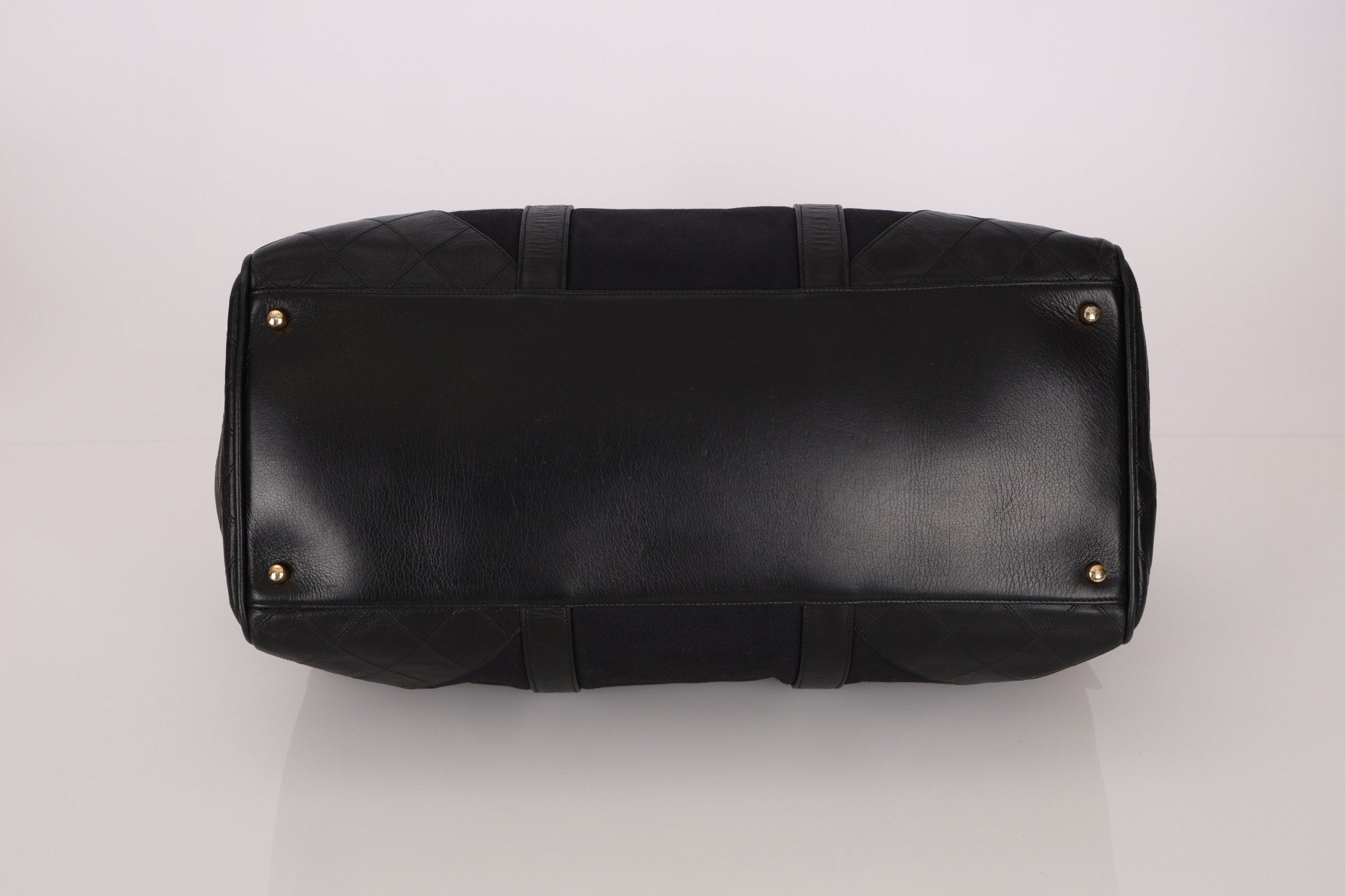 Chanel 1989 Canvas and Leather Weekender 24K GP - FashioNica