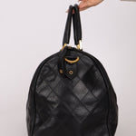 Chanel 1989 Canvas and Leather Weekender 24K GP - FashioNica