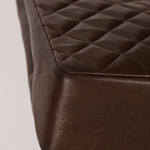 Chanel 1989 Chocolate Lambskin Chain Tote - FashioNica