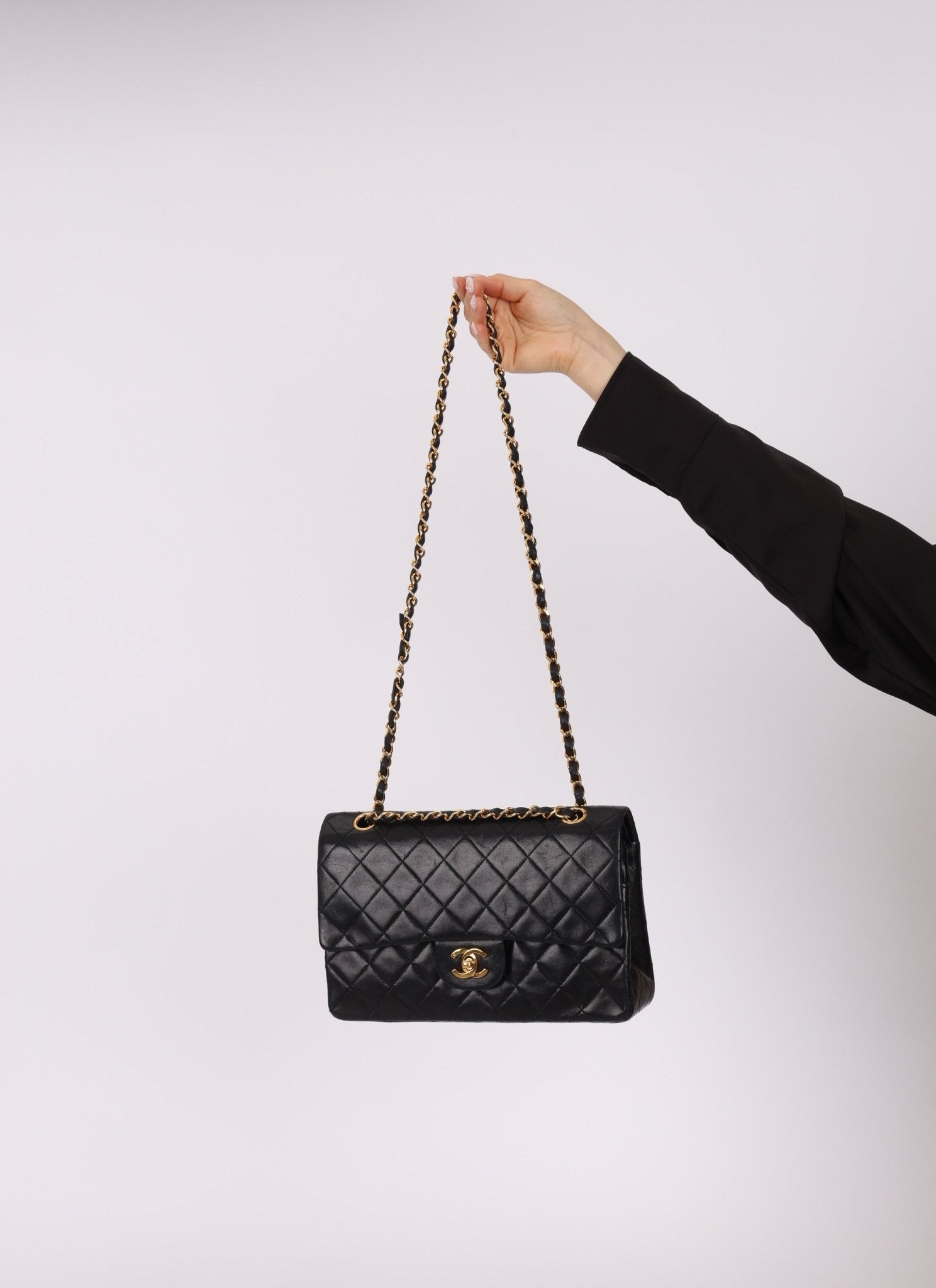 Chanel 1989 Lambskin Medium Double Flap - FashioNica