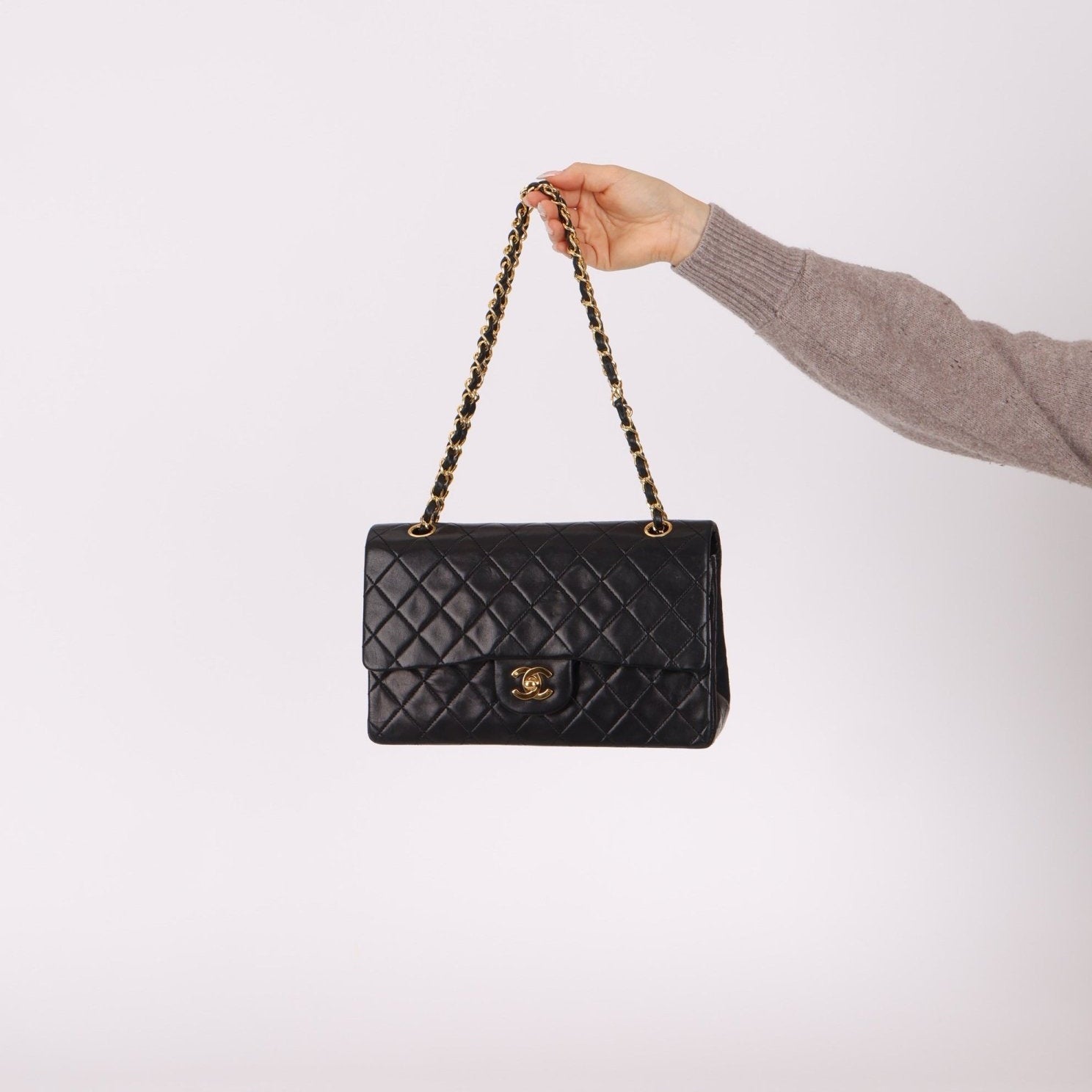 Chanel 1989 Lambskin Medium Double Flap - FashioNica