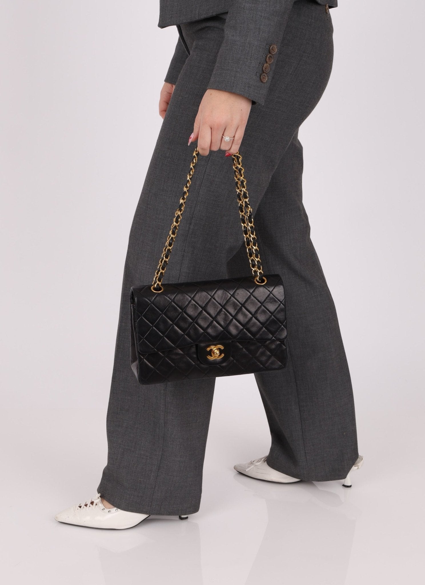 Chanel 1989 Lambskin Medium Double Flap - FashioNica