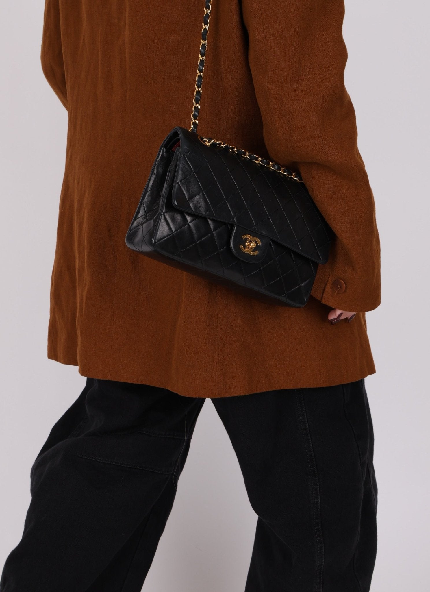 Chanel 1989 Lambskin Medium Double Flap - FashioNica