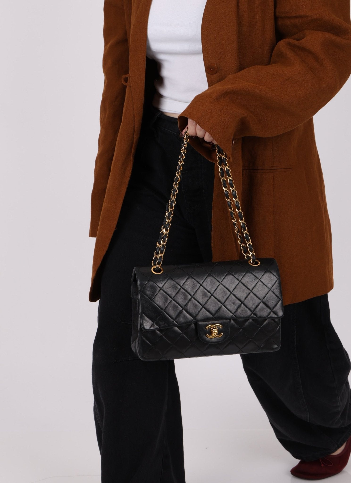 Chanel 1989 Lambskin Medium Double Flap - FashioNica