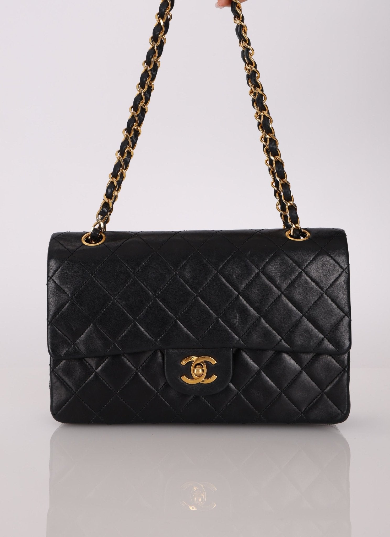 Chanel 1989 Lambskin Medium Double Flap - FashioNica